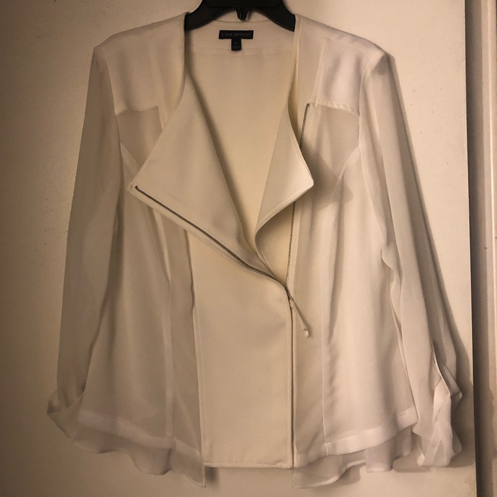 Sheer Blazer Style Over Coat